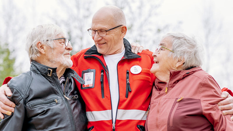 Hjälp vid brand: "Det var viktigt att ha någon att prata med om det som hänt"
