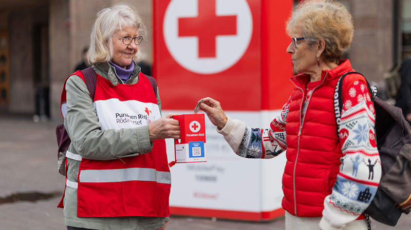 Röda Korsets gatuinsamling på Hungerdagen inbringade 640 000 euro