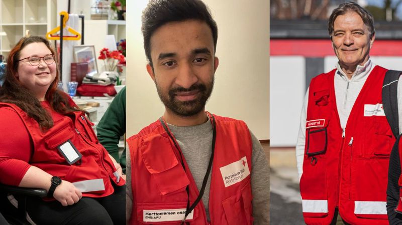 Tre hjälpare, tre berättelser