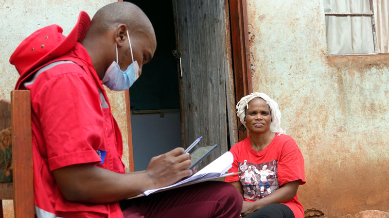 Men ett månadsbistånd på 40 € bekämpar man hungern i Swaziland