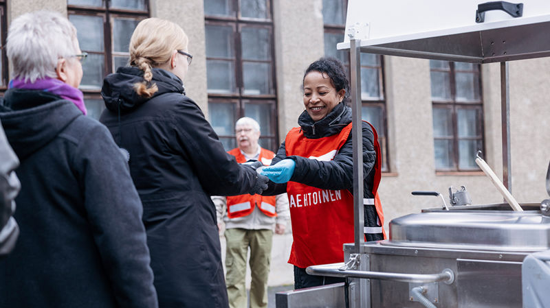 Fortsättning på projektet med vilket man utvecklar mathjälpsverksamheten i Finland